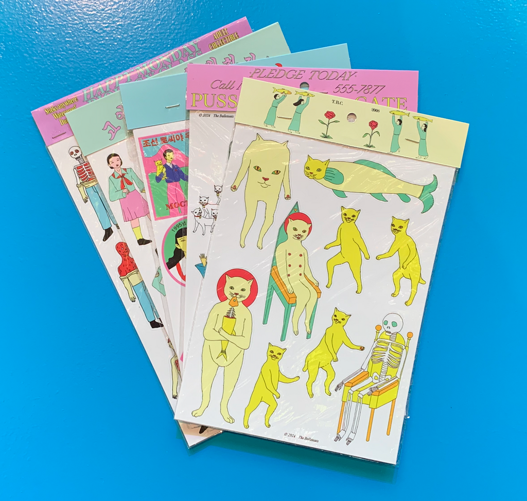 Ballet Cat Sticker Sticker Pack (The Balletcats) – Slow Burn Books